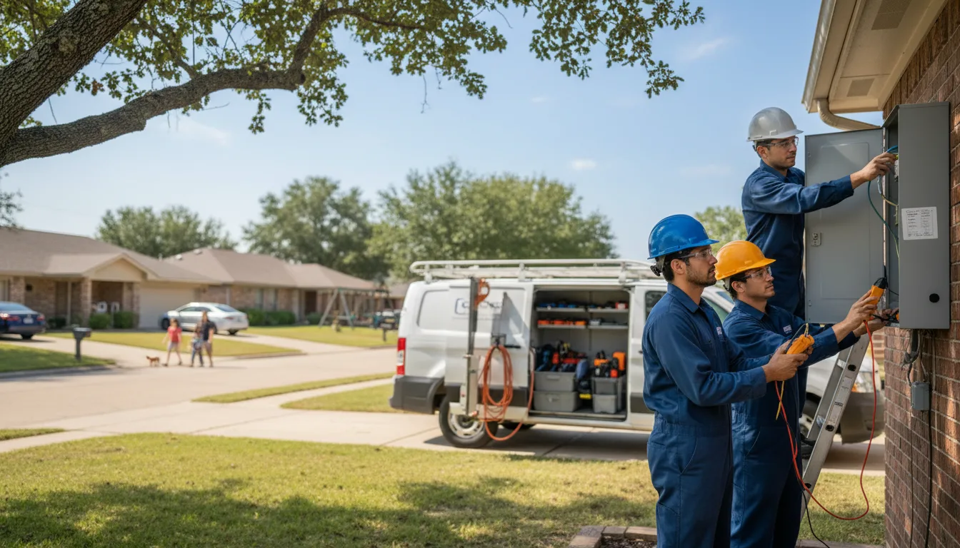 Certified electrician providing emergency electrical services in Mabel, MN